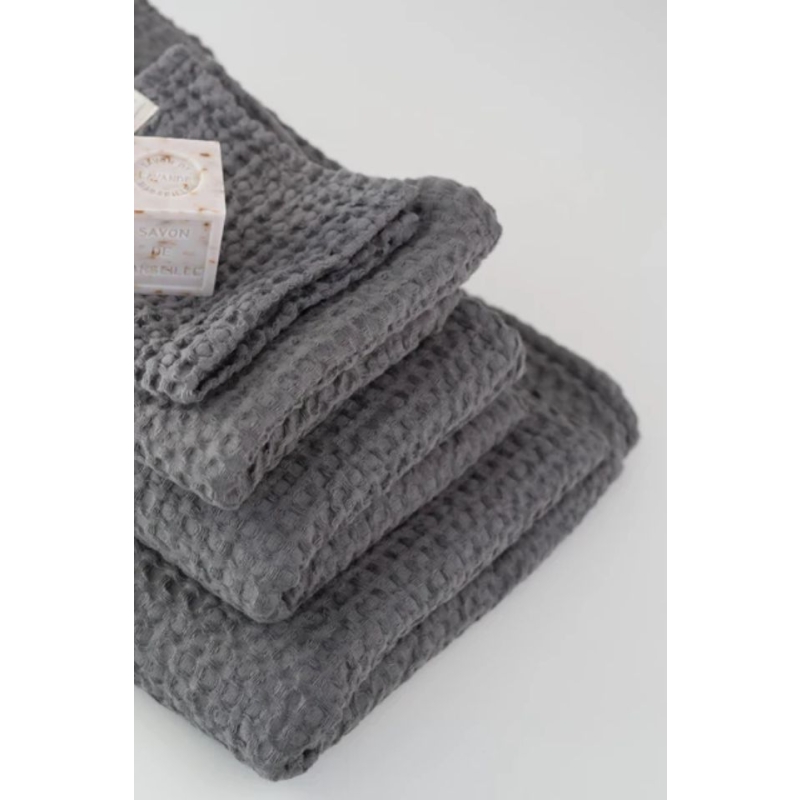 Linane vahvelrätik Honeycomb dark grey.jpg