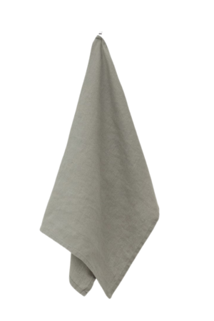 Khaki Linen Kitchen Towel