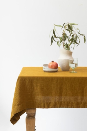 Bronze Linen Tablecloth