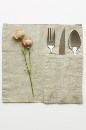 WOODROSE LINEN TABLECLOTH