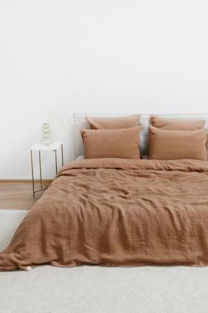 Camel Linen Duvet Cover